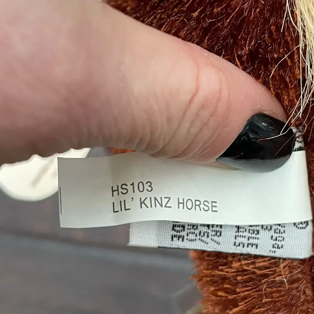 Ganz Webkinz Horse Plush Lil Kinz Brown Pony HS 103 TAGS Unused Code Stuffed